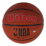 Dominique Wilkins Signed Hawks Logo Basketball Inscribed "HOF '06" (Schwartz)