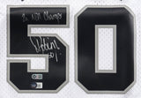David Robinson Signed Spurs Mitchell & Ness Hardwood Authentic Jersey Inscribed "2x NBA Champs" (Beckett & Robinson)