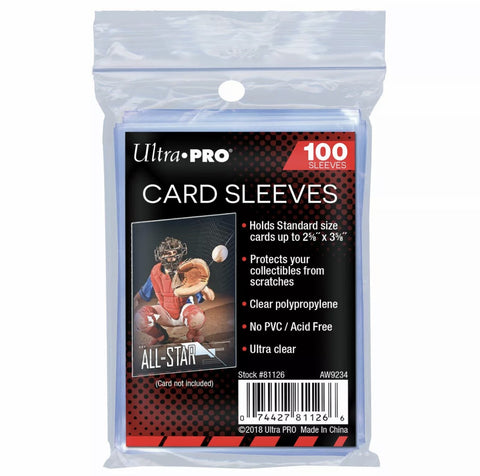 Ultra Pro 100 pack of Sleeves