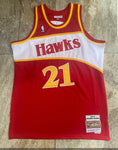 Dominique Wilkins Atlanta Hawks Home Jersey No.21