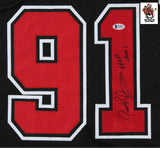Dennis Rodman Autographed Bulls Jersey with COA