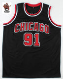 Dennis Rodman Autographed Bulls Jersey with COA