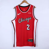 Lonzo Ball 75th Anniversary Red Jersey.