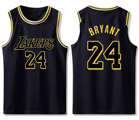 Kobe Bryant LA Lakers Black Jersey No24