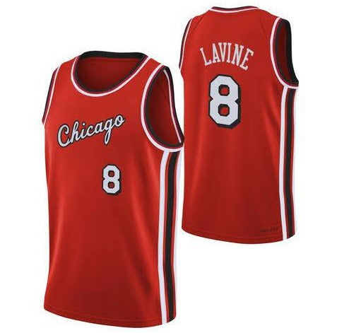 Zach Lavine 75th Anniversary Red Jersey.
