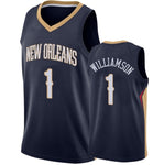 Zion Williamson #1 New Orleans Pelicans Black Jersey